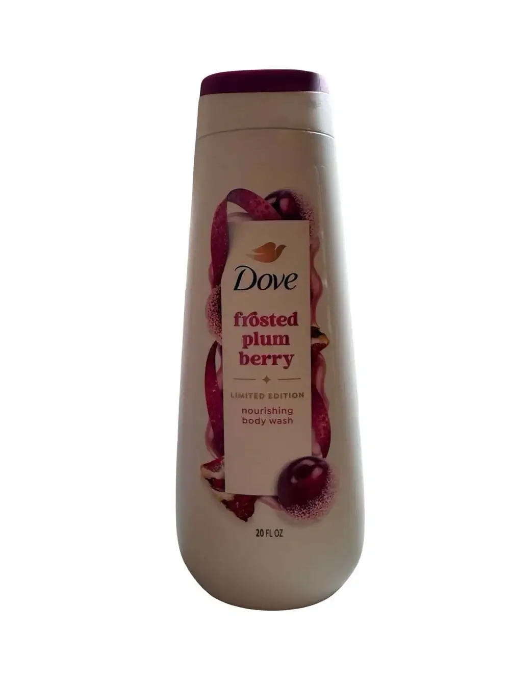 Dove Limited Edition Frosted Plum Berry Body Wash 20oz (Set of 3)